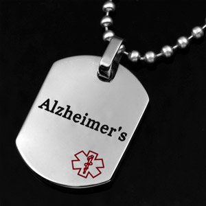 Alzheimer’s Surgical Stainless Medical Pendant Alzheimer’s Surgical Stainless Medical Pendant