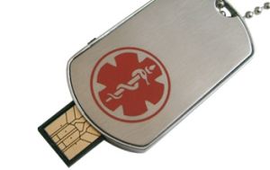 USB Medical Dog Tag USB Medical Dog Tag