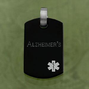 Black Alzheimer’s Pendant Black Alzheimer’s Pendant