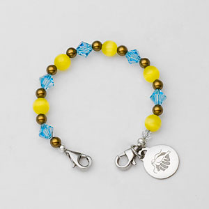 Links of Hope Blue and Yellow Bracelet Links of Hope Blue and Yellow Bracelet